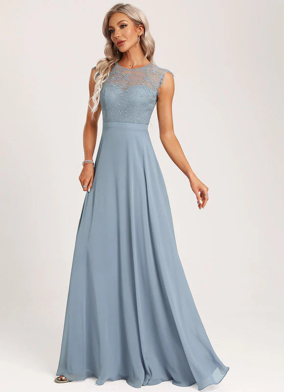 Robe Pastel Bleu Bonbon Demoiselle D'Honneur Élégante – Image 7