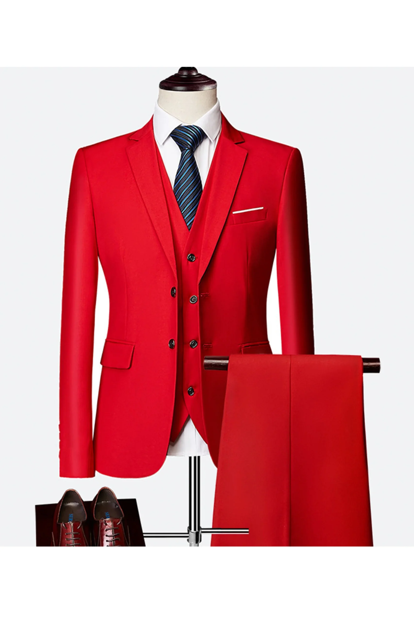 Costume trois pièces luxueux pour homme – Image 9