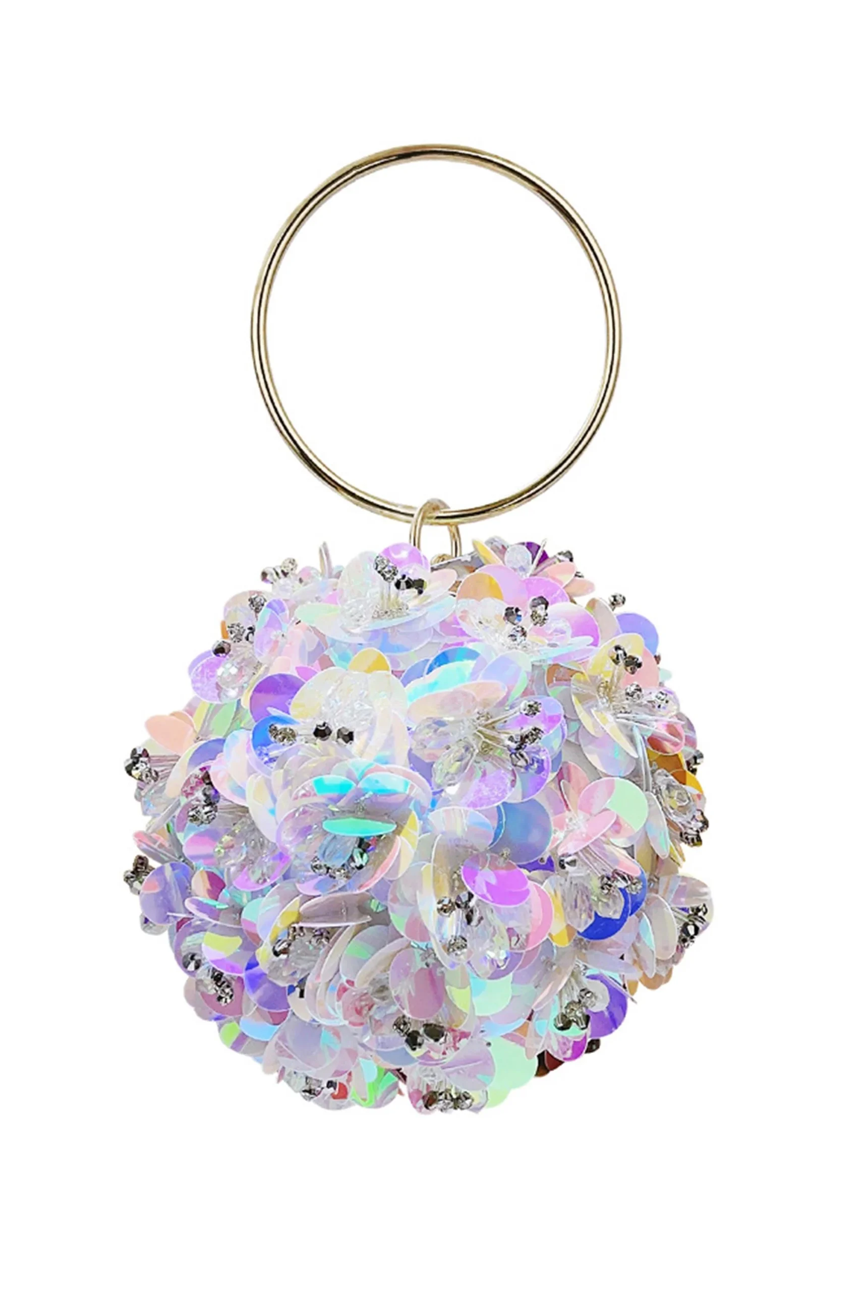 Le bracelet de perles en forme de fleur dans un sac en forme de boule – Image 6