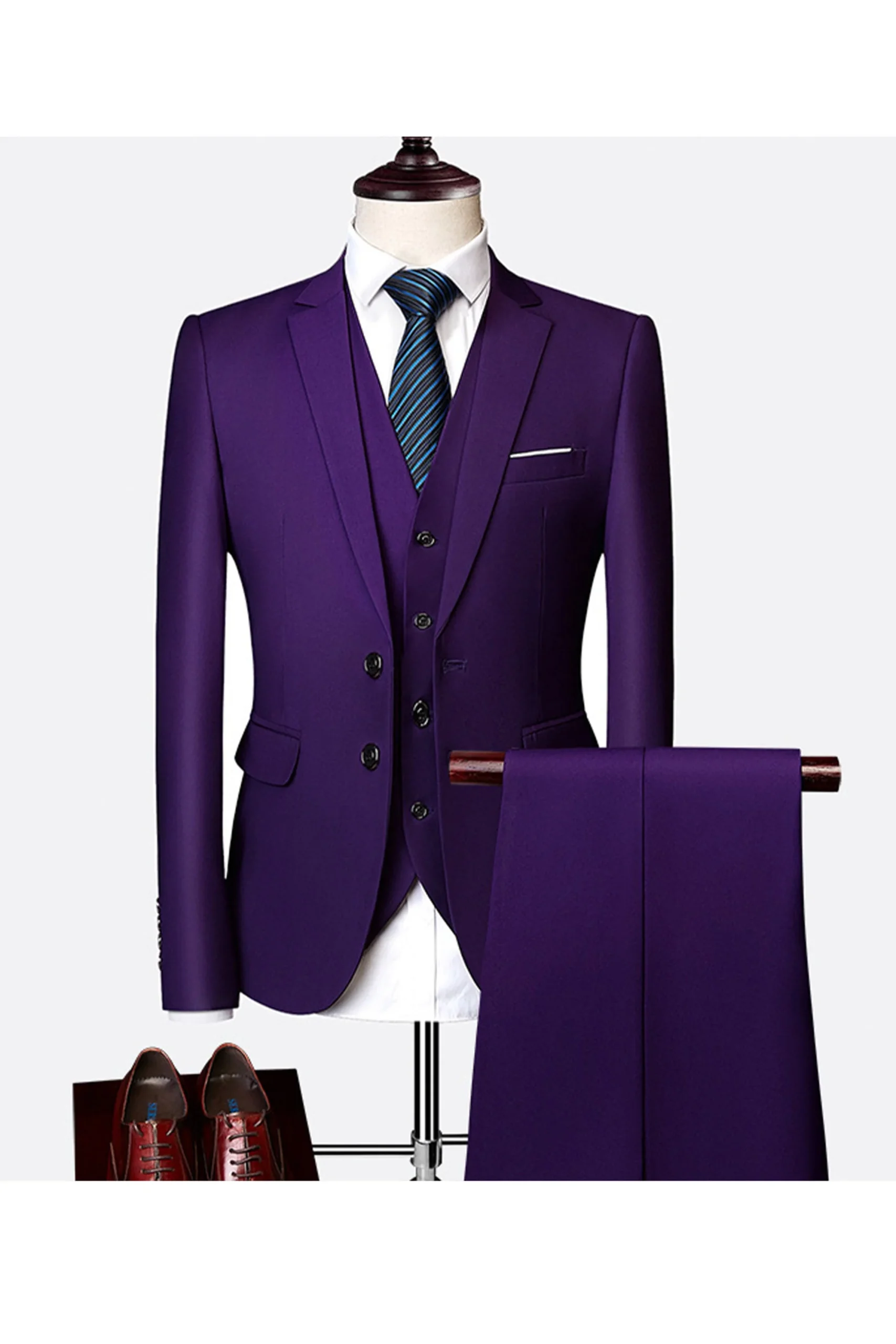 Costume trois pièces luxueux pour homme – Image 4