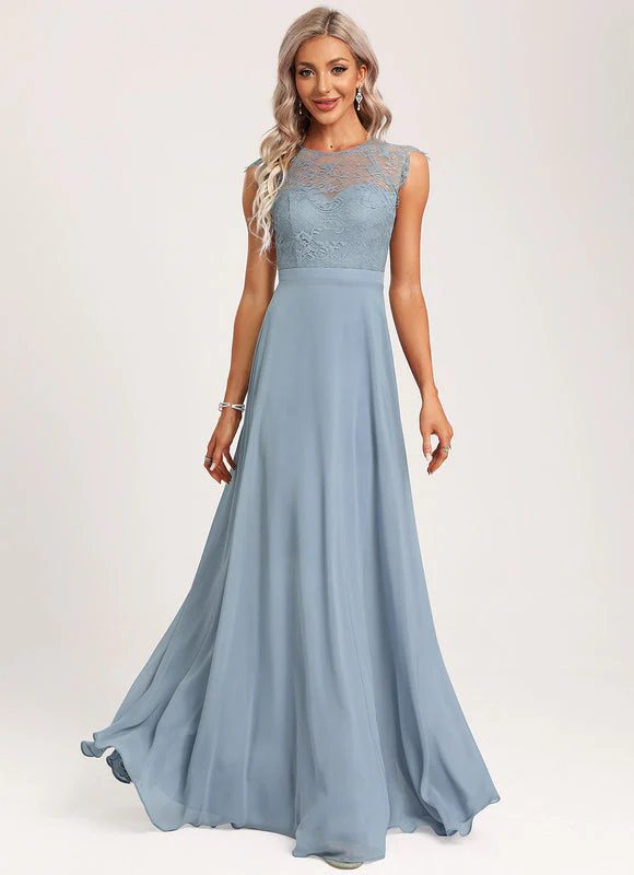 Robe Pastel Bleu Bonbon Demoiselle D'Honneur Élégante – Image 6