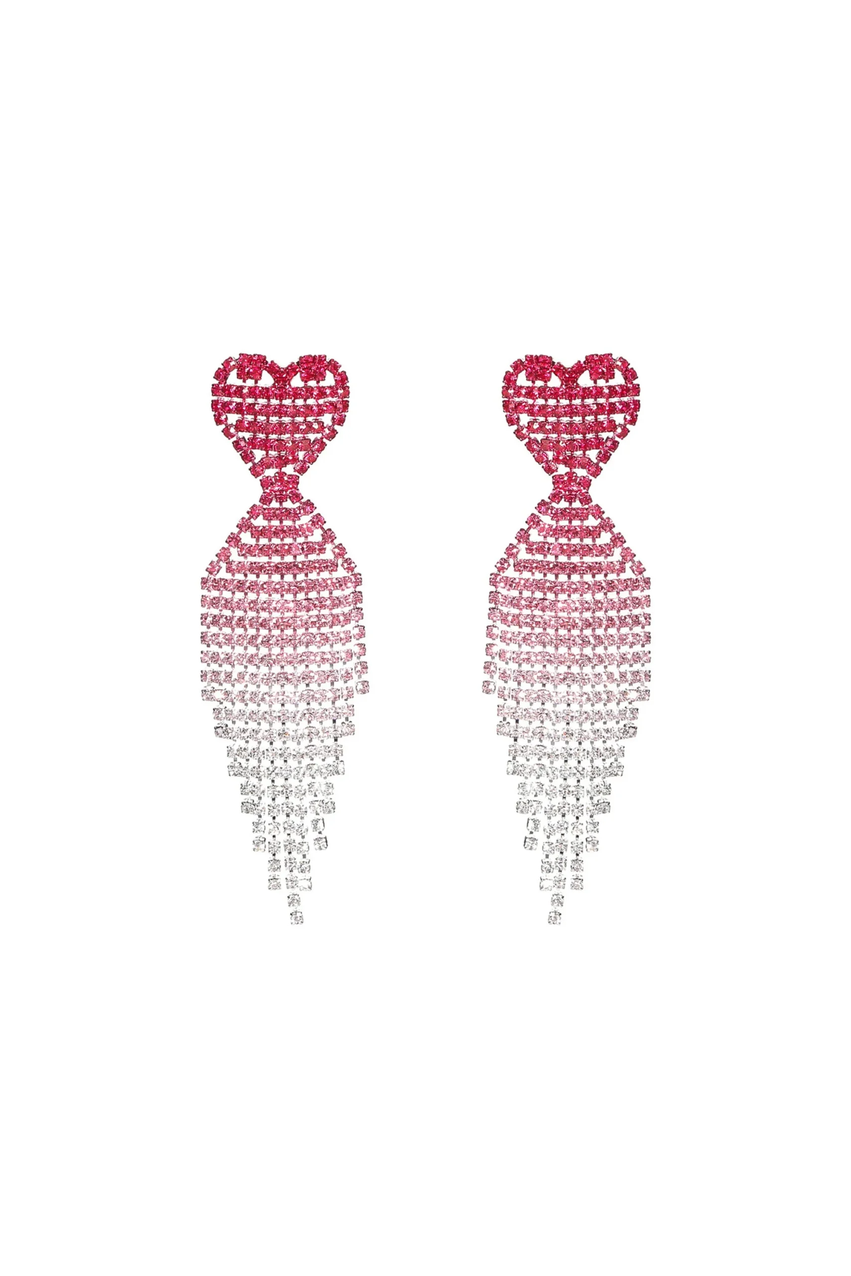 Boucles d'oreilles à pampilles en forme de cœur, tendance, de haute qualité – Image 7