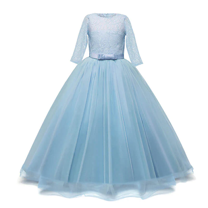 Robe Princesse Manche Dentelle – Image 4