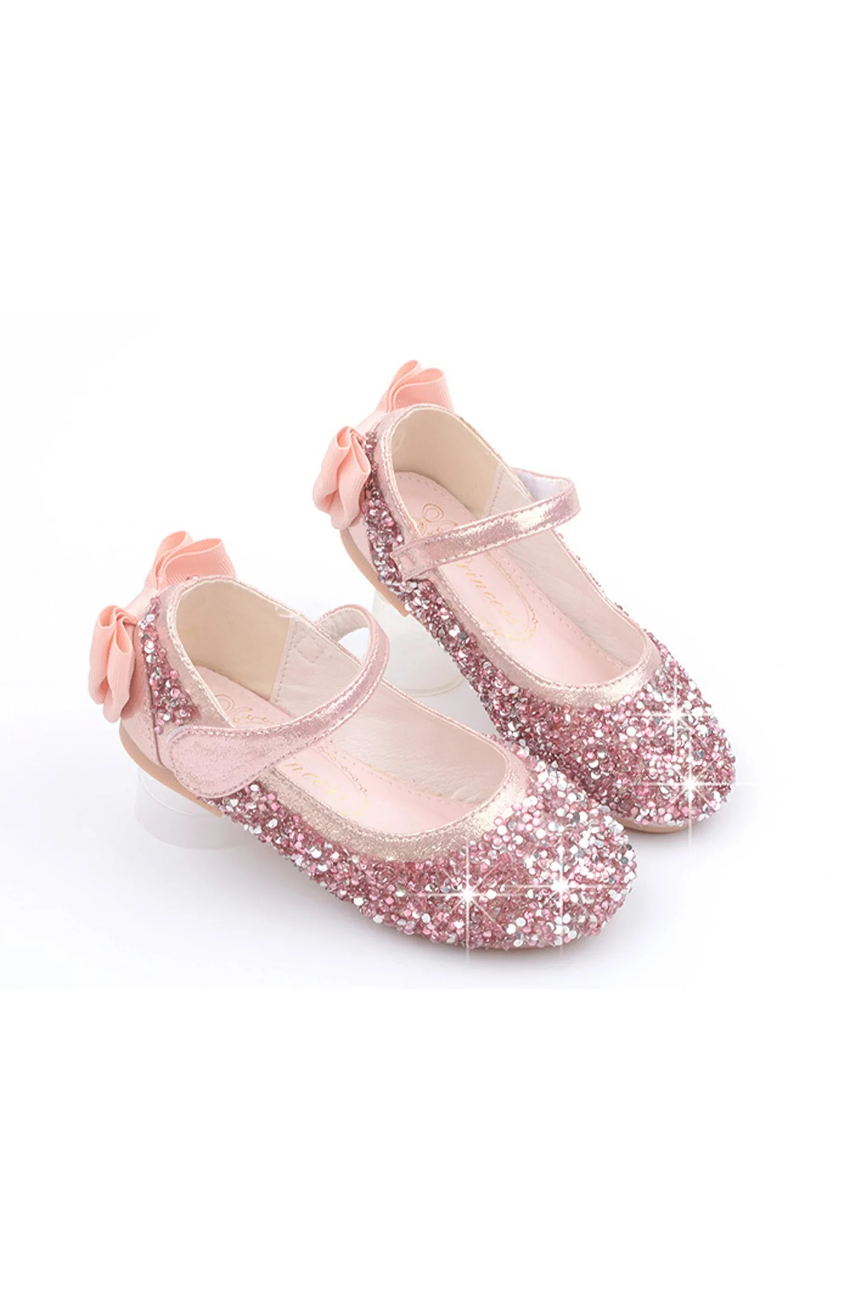 Chaussures de petite princesse avec sequins et cristaux fantaisie – Image 4
