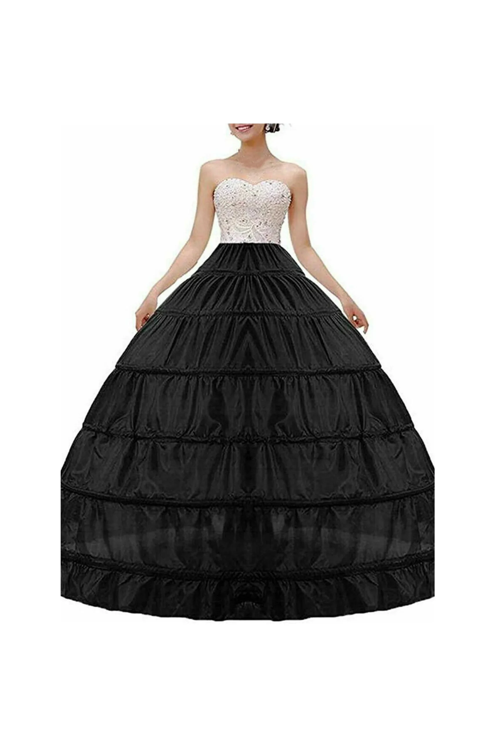 Jupon simple grande taille avec 6 cerceaux – Image 9
