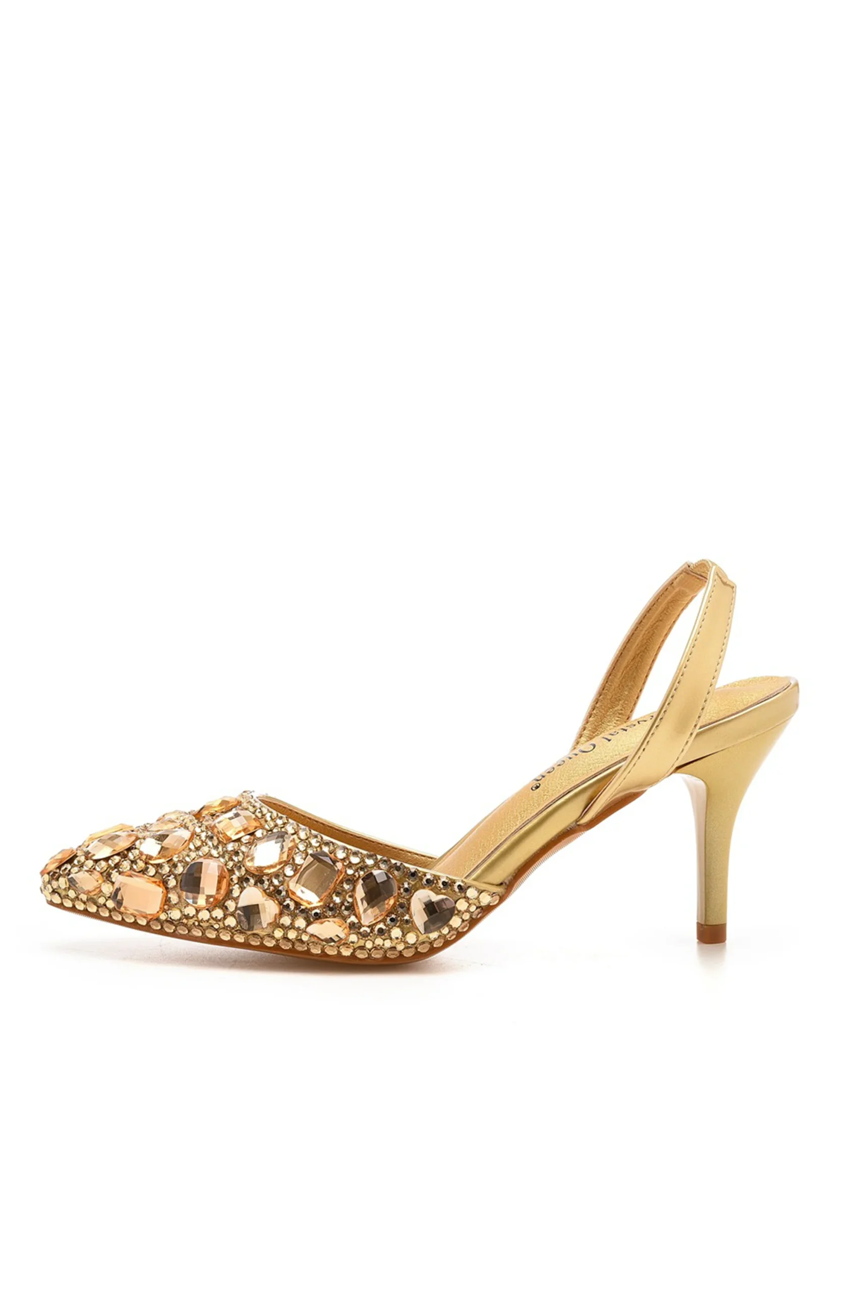 Tailles hauts à bride arrière avec strass colorés et bout pointu – Image 8