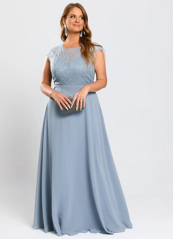 Robe Pastel Bleu Bonbon Demoiselle D'Honneur Élégante – Image 2
