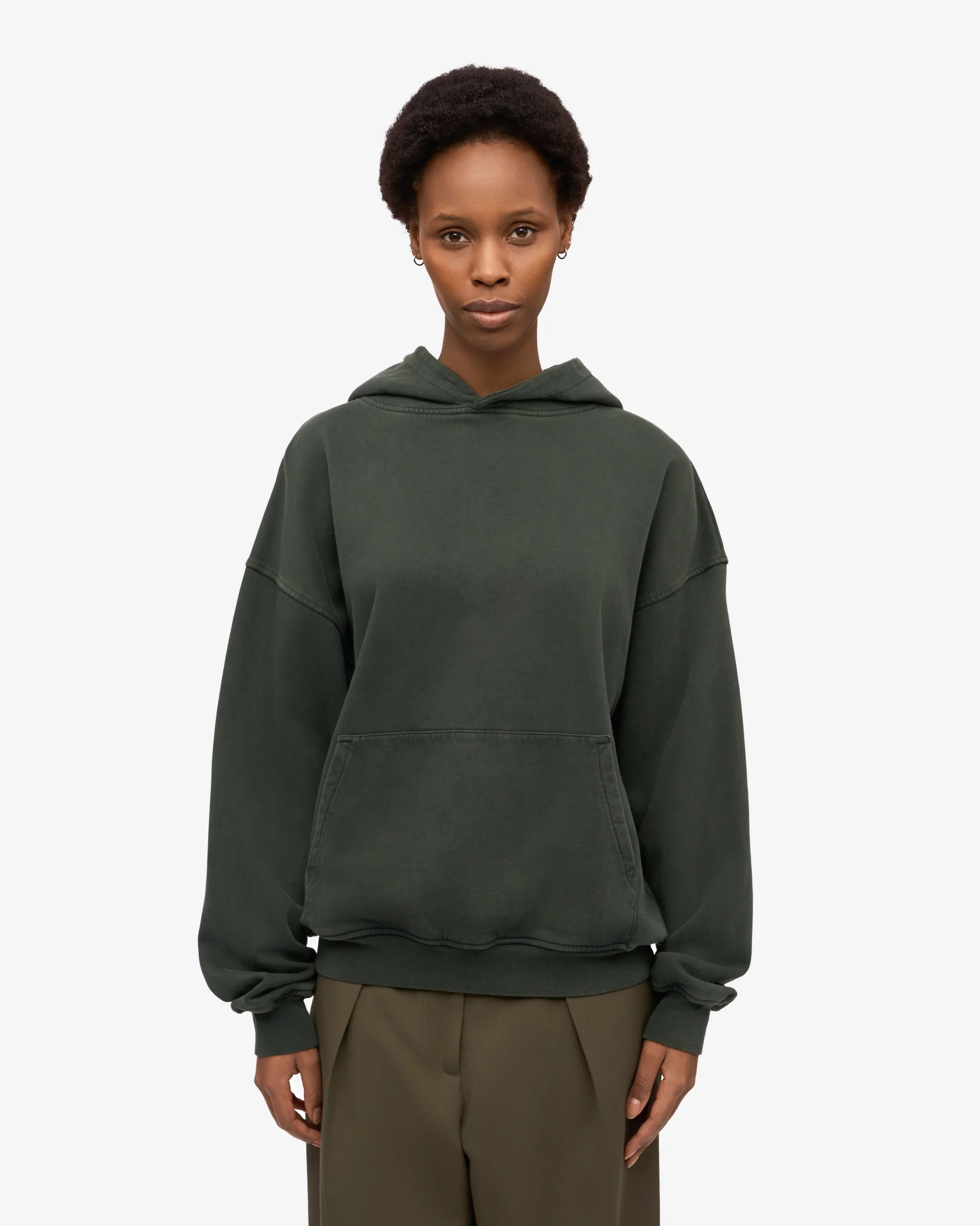 Organic Relaxed Hood Sweatsuit - Midnight Forest – Image 2