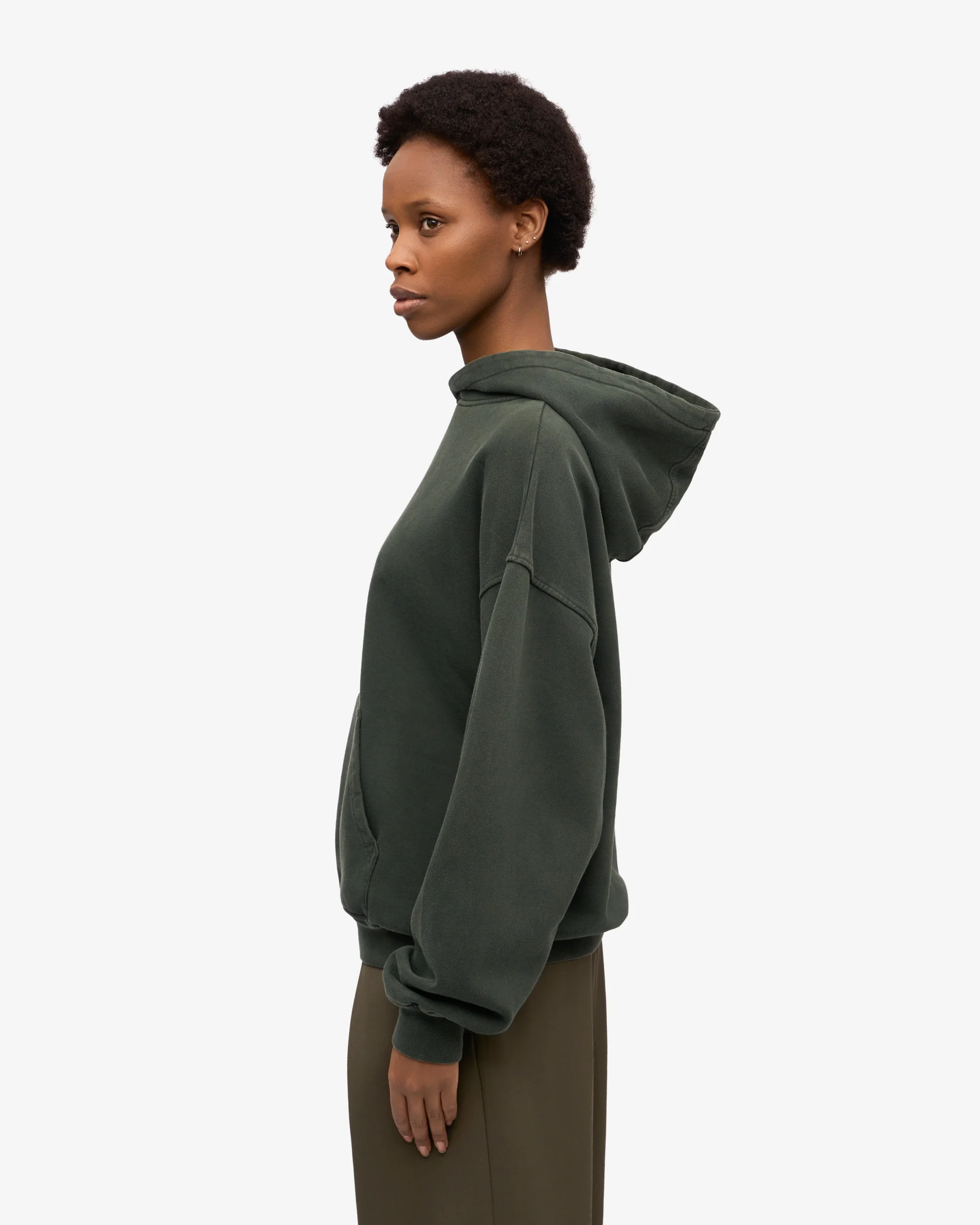 Organic Relaxed Hood Sweatsuit - Midnight Forest – Image 3