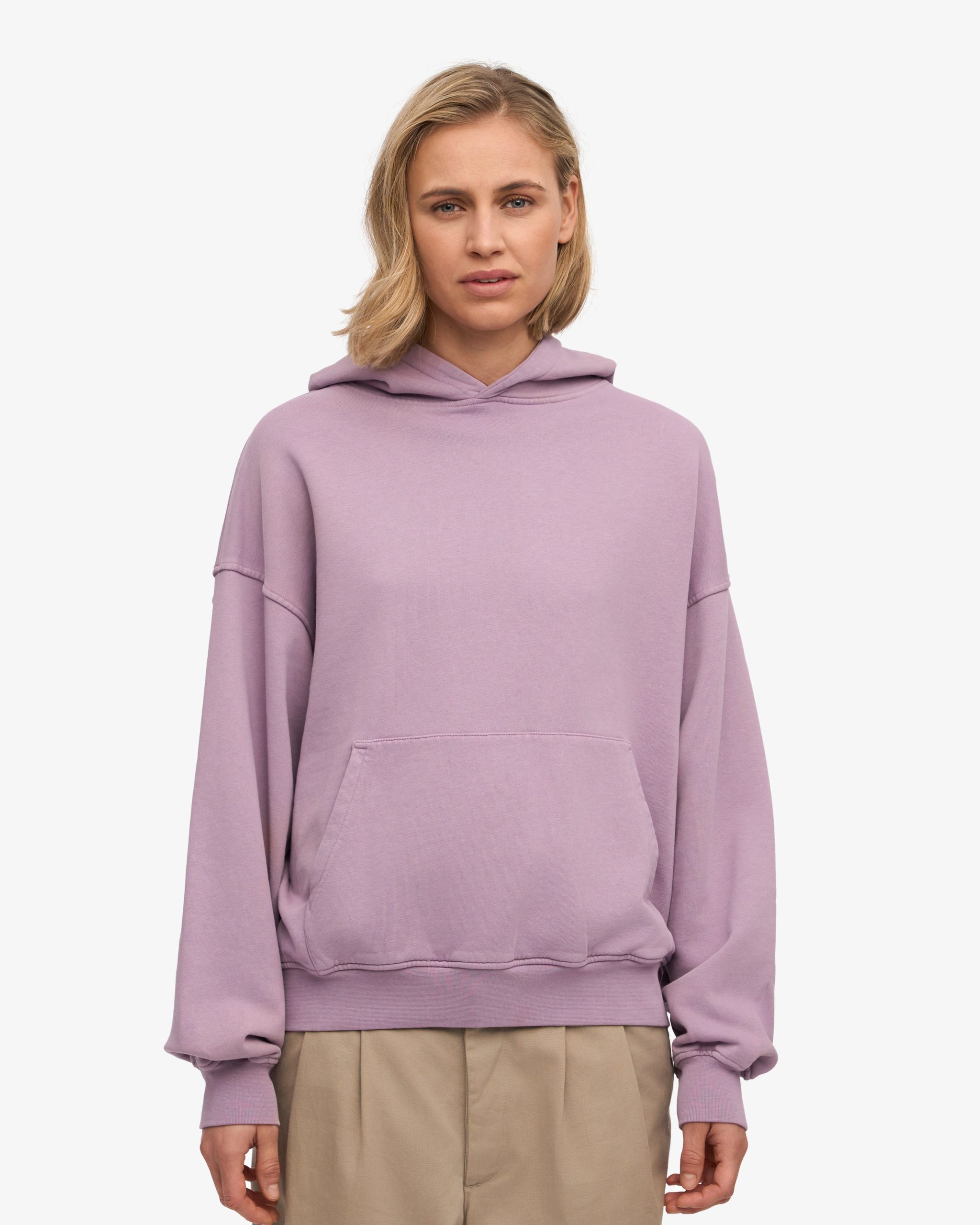 Organic Oversized Hood - Pearly Purple – Image 2