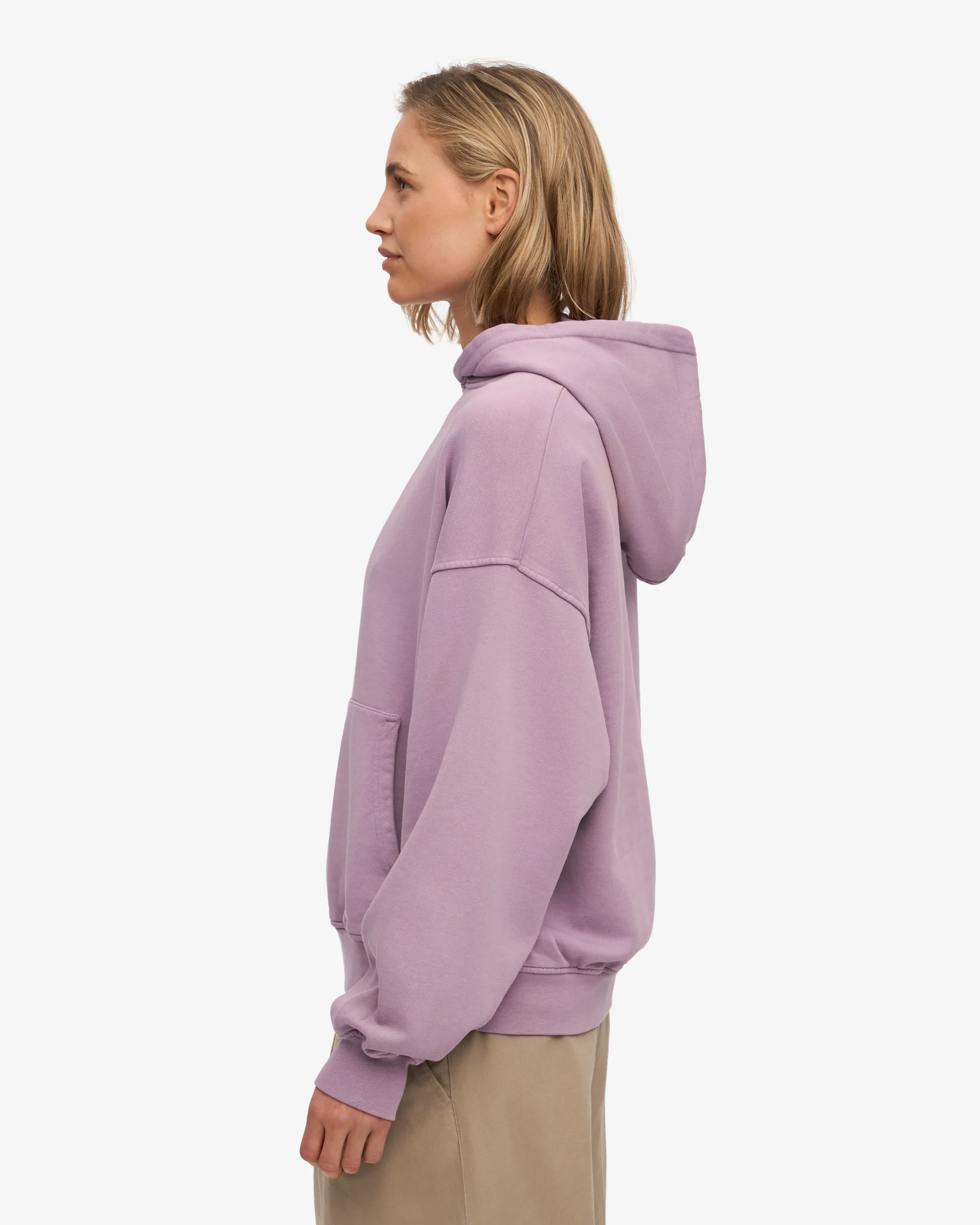 Organic Oversized Hood - Pearly Purple – Image 3