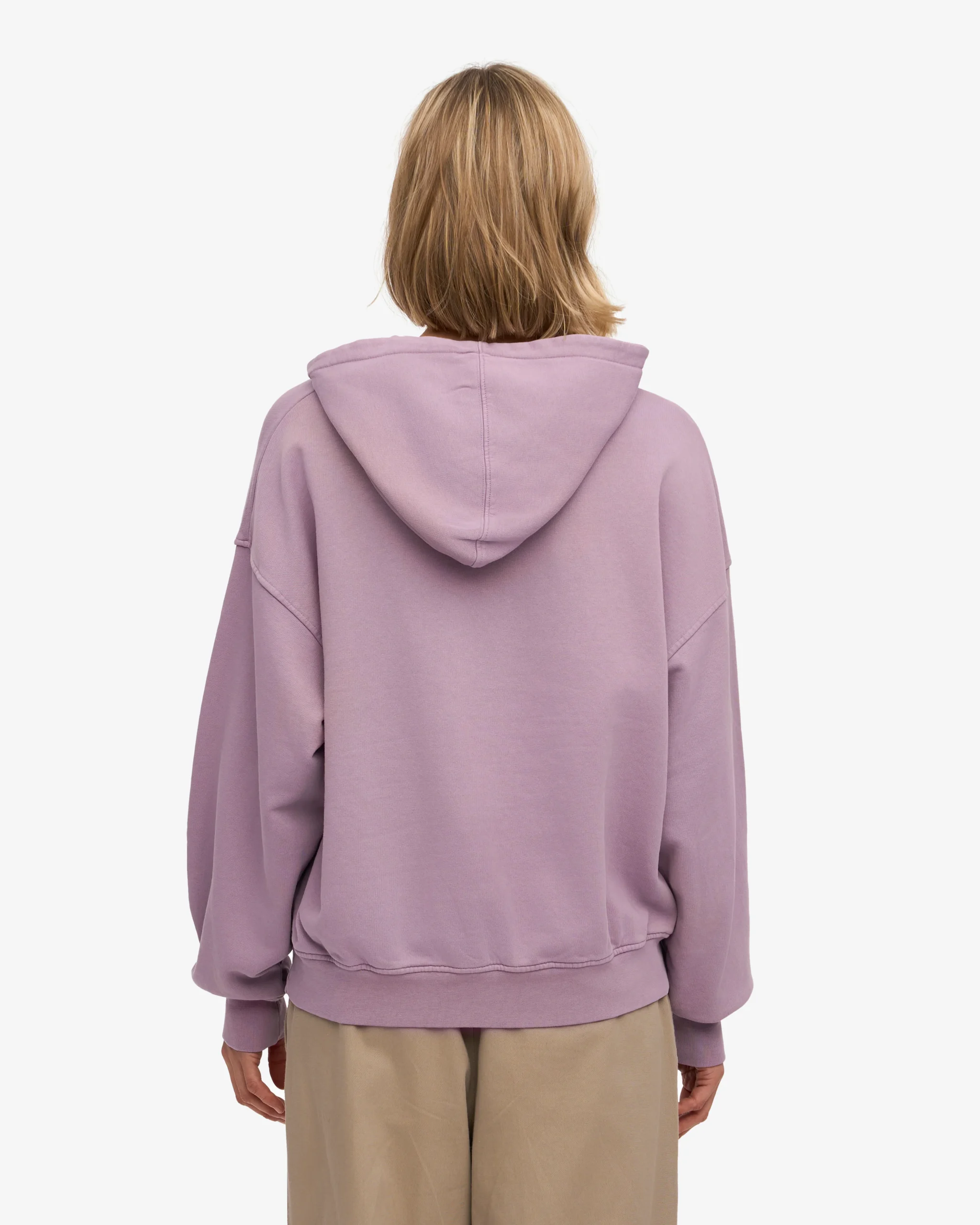 Organic Oversized Hood - Pearly Purple – Image 4