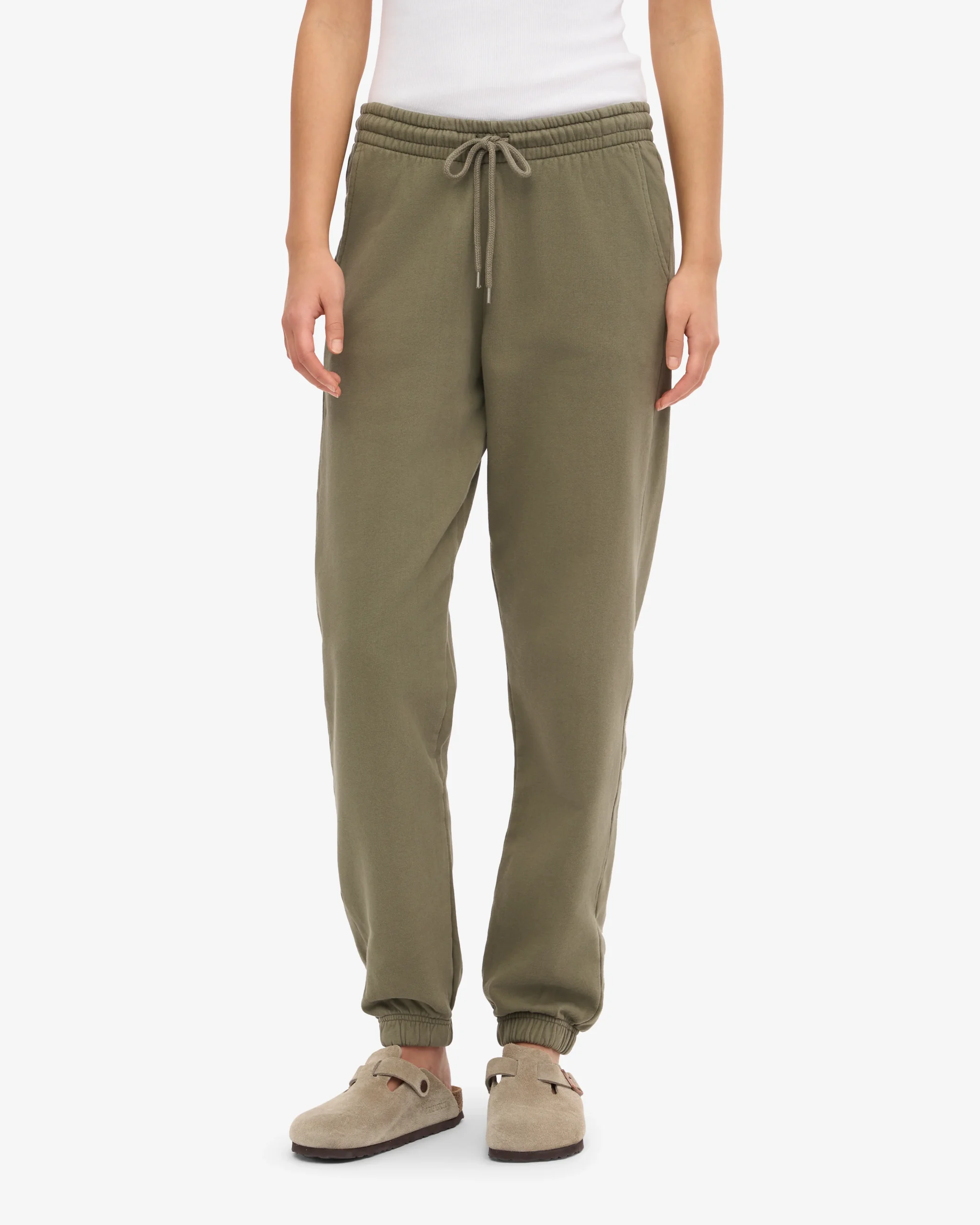 Organic Sweatpants - Dusty Olive – Image 3