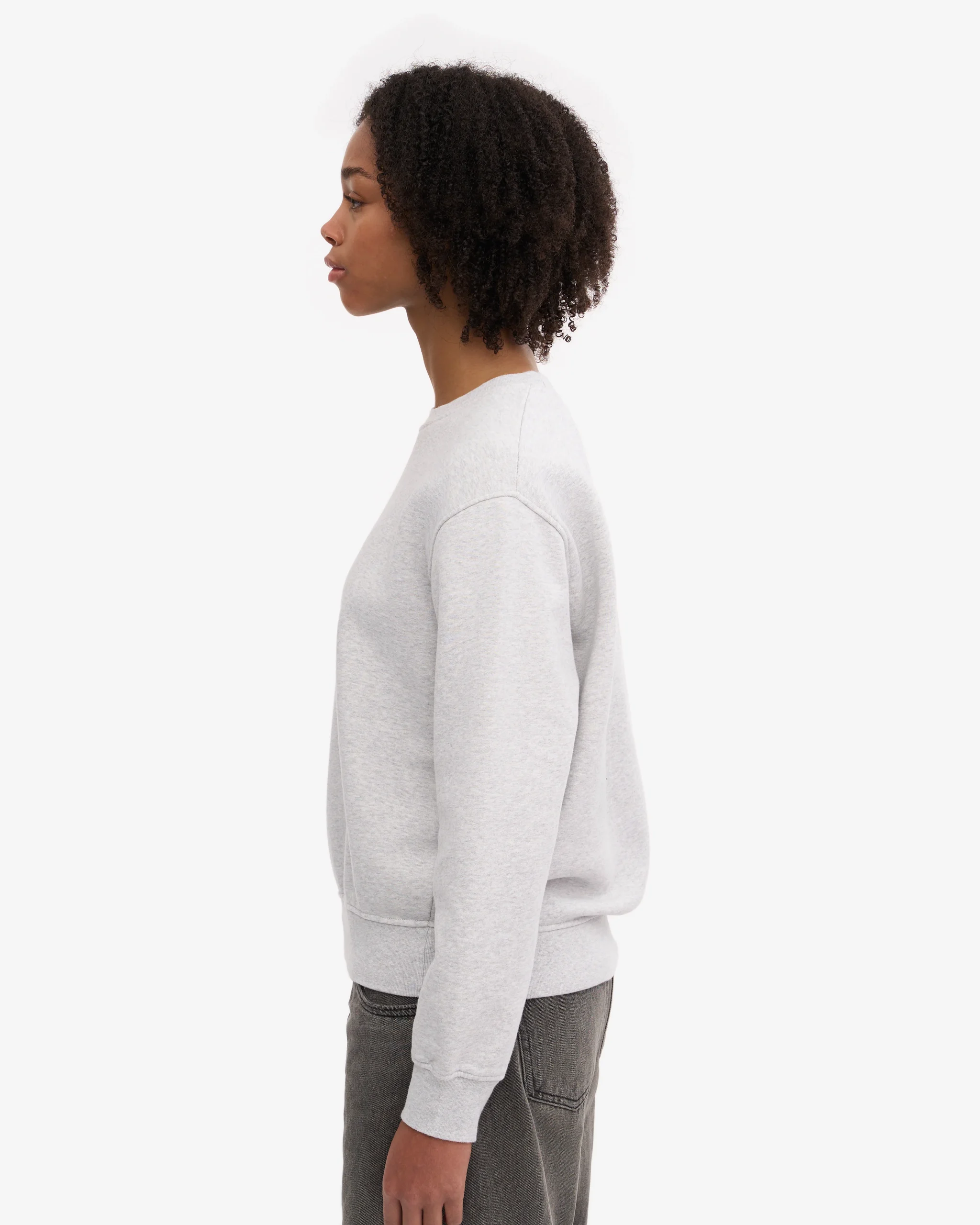 Women Classic Organic Crew - Snow Melange – Image 3