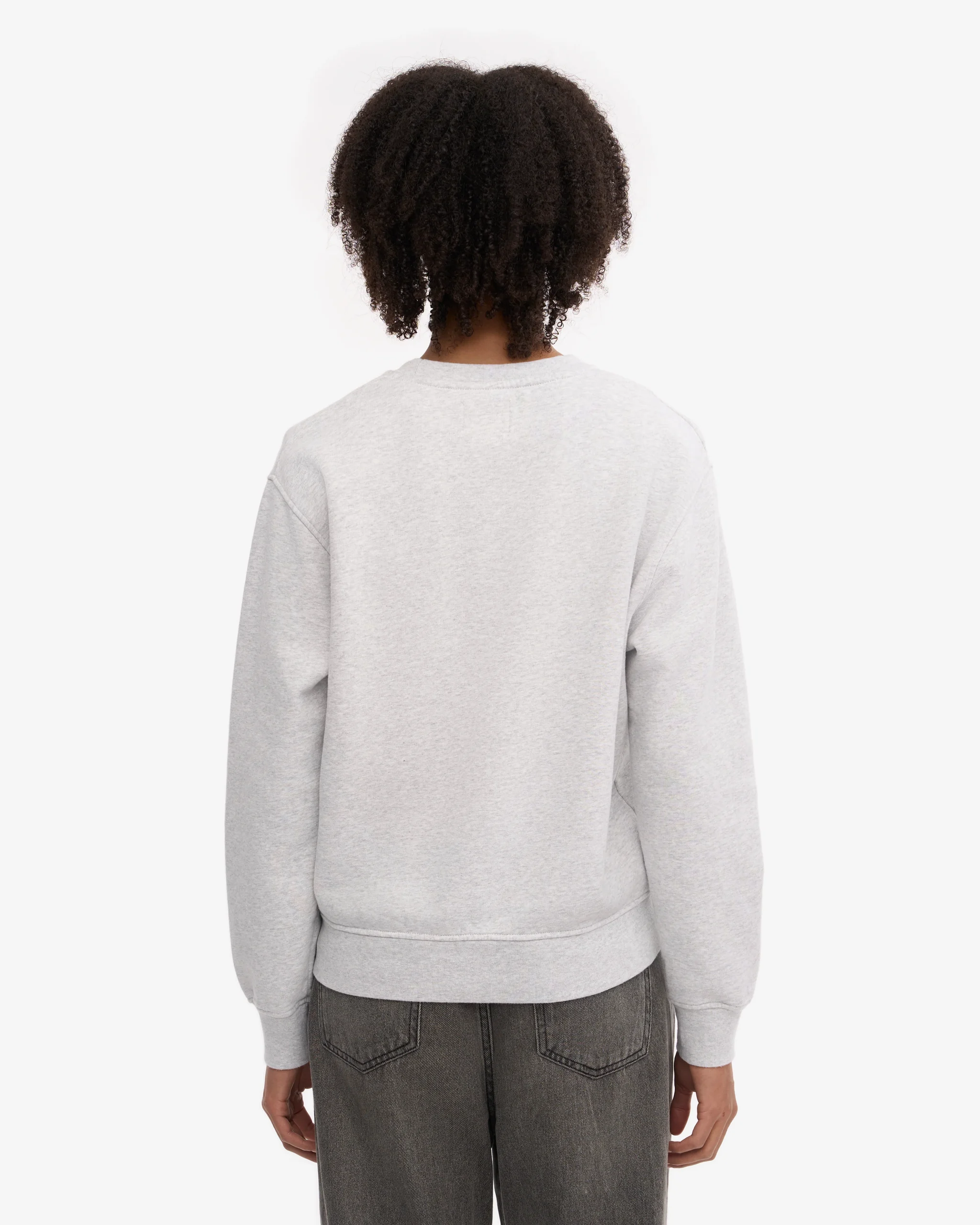 Women Classic Organic Crew - Snow Melange – Image 4